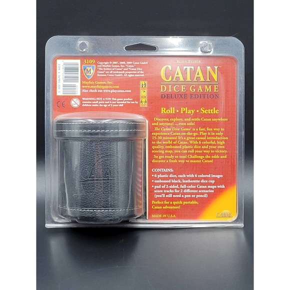 Catan Dice Game Deluxe Travel Mayfair 2010 Tueber - Picture 2 of 4